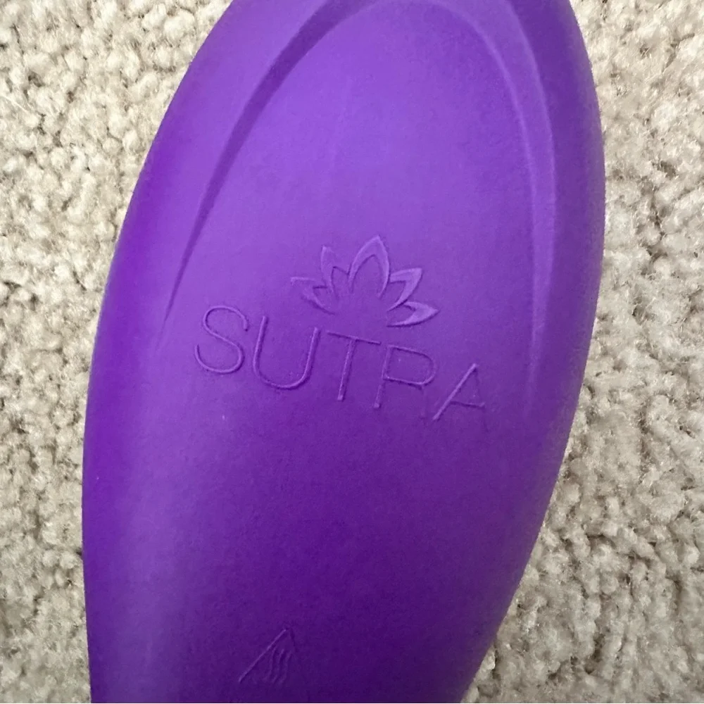 Sutra Heat Brush 2.0 Styling Tool - Heats up to 450‎ Degrees Black & Purple EUC